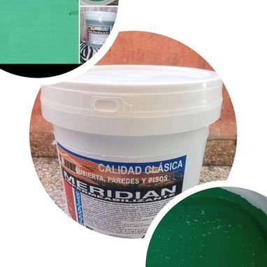 PINTURA IMPERMEABLE ROJO, GRIS Y VERDE ORIGINAL !! - Img 123672943
