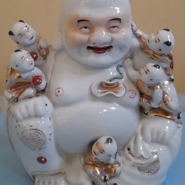 Buda de Porcelana China de 24 cm de alto Hecho en Jingdezhen, provincia de Jiangxi en 200 USD - Img 118995783