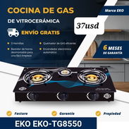 Cocina De Gas De Vitrocerámica (Marca EKO) - Img 57716989