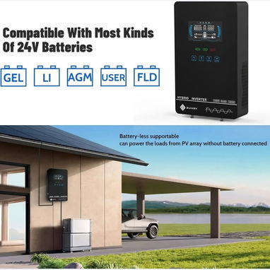 (X) Inversor Solar Híbrido SUMRY 4000W $439.99 - 5/8