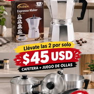 🔥🔥🔥OFERTA ESPECIAL JUEGO DE CALDEROS Y CAFETERA - Img 57628451
