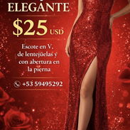 Vestido Rojo Elegante. - Img 57748354