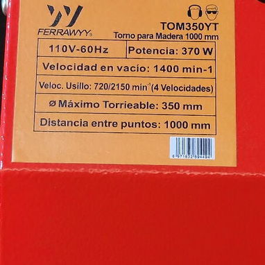 Torno para madera FERRAWYY - Img 123570801