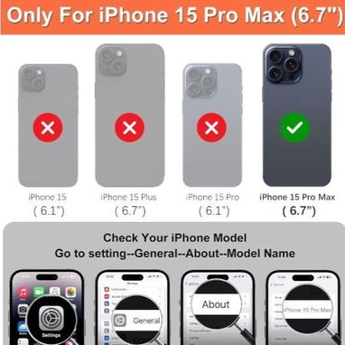 Funda Tipo Cartera con Correa iPhone 15 Pro Max | videojuegoshabana.com - Img 127061135