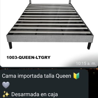 Camas de varias medidas (de luces, con mando) y mesitas de noche inteligentes - 6/8