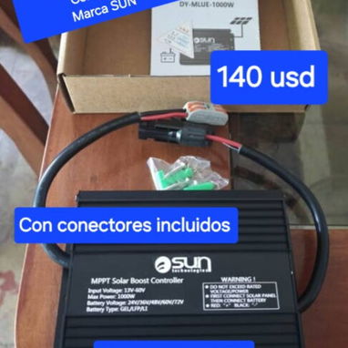 MPTT solar, marca SUN.  (Para conectar el panel solar en el triciclo) - Img 124856033
