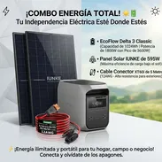 Combo de Planta Ecoflow Delta 3 Clasic, Panel solar bifacial de 590W y Cable XT60i de conexión de 5 metros - Img 55875967