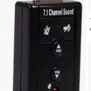 Tarjeta de audio externa  7.1 , USB  Microfono Externo - Img 54751860