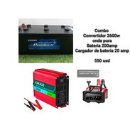 Combos para la corriente convertidor,bateria y cargador de bateria - Img 54975669