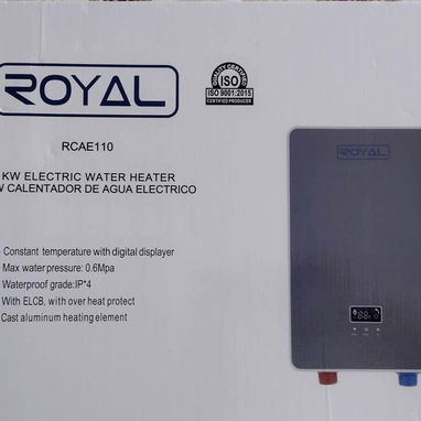 Vendo Calentador Eléctrico Instantáneo de Agua marca Royal Nuevo y Sellado en su caja de 11 kw y 220v - Img 121242208