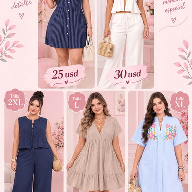 Vestidos y conjuntos de mujer Talla L, XL, 1XL, 2XL, 3XL, 4XL - 4/5