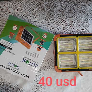 Ducha eléctrica, lámpara recargable solar, chancletas de baño y café criollo - Img 120256021