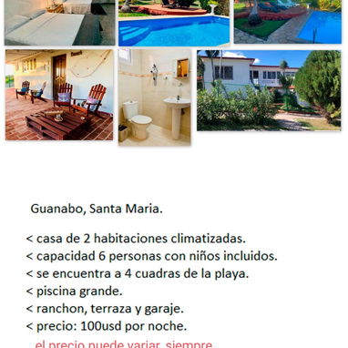 Renta , guanabo casa en la playa con piscina - Img 114157435