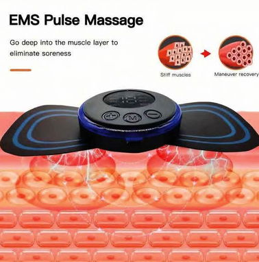 Electro-Masaje para cara, cuello, espalda, piernas y brazos con parches: EN SU CASA. Captura inteligente de acu-puntos. - Img 85644633