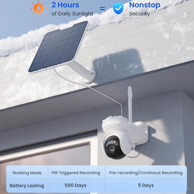 REOLINK Altas PT Ultra - Cámara solar de seguridad 4K inalámbrica, visión nocturna ColorX - 4/5