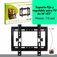 soporte fijo para tv de 14 a 42 pulgadas, arletyisla 💯 - Img 56710796