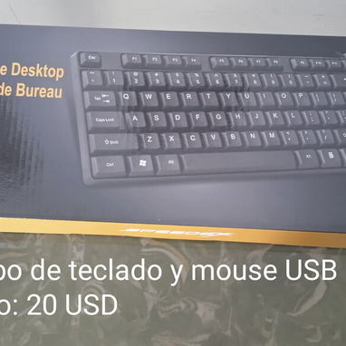 🚨Combo de teclado y mouse USB, los detalles y precios en cada foto, 📞👉🏻 58684483 - Img 121154046