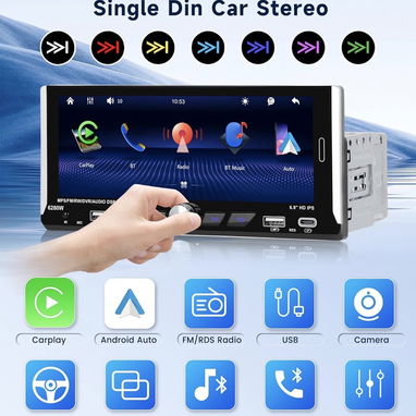 Reproductora PARA CARRO CON gpsCÁMARA ANDROID HUECO MÁS PKANOPERO PANTALLA 7” llama 55106915 - Img 120625037
