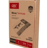 🔸 Micas para plasticar GBC 🔸 100 bolsas tamaño carta - Img 46460335