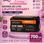 ⚡🔋 BATERÍA DE LITIO LiFePO₄ QIDIANFY 25.6V 100Ah 🔋⚡cell 54389456 - Img 56447584