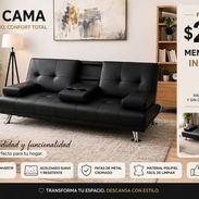 ✨🛋️ SOFÁ CAMA DE POLIPIEL RESISTENTE - Img 55004808