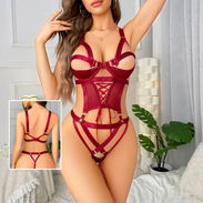 Body rojo con tiras Talla S - Img 57986189