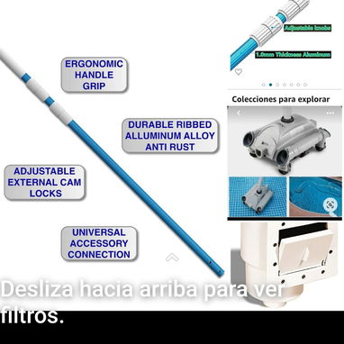 KIT DE LIMPIEZA `PARA PISCINA, ADEMAS LO QUE NECESITE CON BUENOS PRECIOS. - Img 118505536