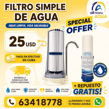 Filtros y Purificadores de Agua All Novu - Img 124108700