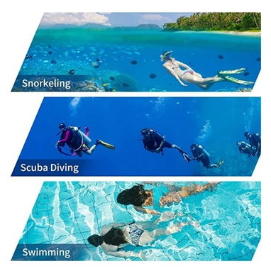 Máscara, visor en cristal anti empaño mas snorkel/snorkeling/bucear - Img 101310977