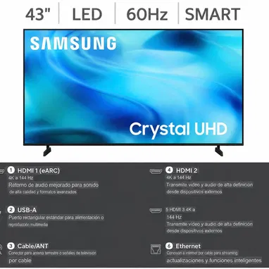 Samsung 43" 4K UHD Class U8000H / U8000HD 2026 - 3/10