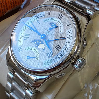 longines master collection retrograde automático swiss made - Img 118445919