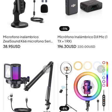 Micrófonos para podcast , studios musicales y creadores de contenido - 3/3