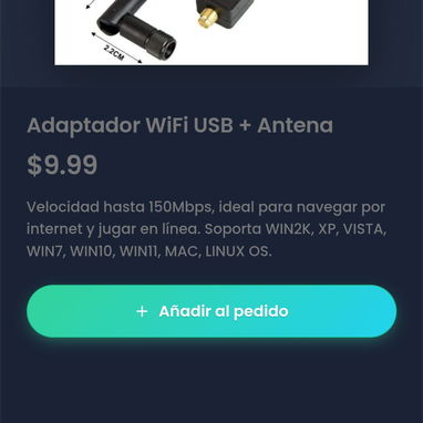 Routers, tarjetas de red, adaptador WiFi... - 4/7