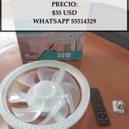 LÁMPARA LED CON VENTILADOR INTEGRADO, ENTREGA DE FACTURA. VARIEDAD DE ÚTILES DEL HOGAR, LÁMPARAS, ETC - Img 54239747