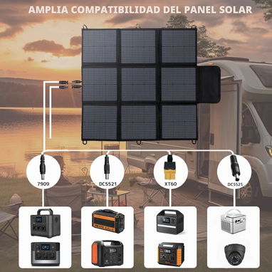 Panel Solar Plegable Portátil 400w Nuevo - Img 126340945