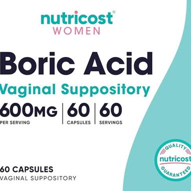 Ácido Bórico 600mg (Nutricost · 60 cápsulas) - 4/6