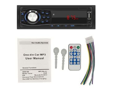 ⭕️ Reproductora MP3 para Carro con Bluetooth GAMA ALTA ✅ Reproductora Musica Auto SUPER CALIDAD - Img main-image