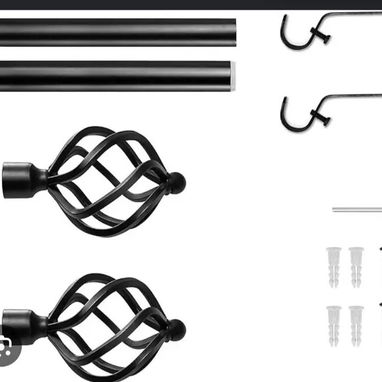 Cortinero decorativo en espiral extensible 168–305 cm (CV) - 2/3