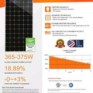 Paneles Solares Bifaciales Monocritalino Marca Missión Solar✅ de 365 W 🔥Oferta Especial 180USD - Img 56857080