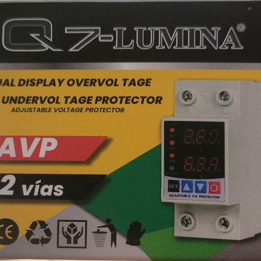 Interruptor termomagnetico bipolar 63A/protector  de línea 110v/ 220v/ protector anti incendio magnrtico... - 3/4