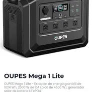 Estación de energía portátil de 1024 WhOUPES Mega 1 Lite (Power Bank) - Img 57626391