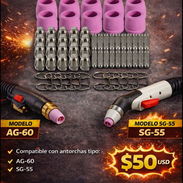Juego de 45 accesorios consumibles para cortador de plasma - Img 54210639