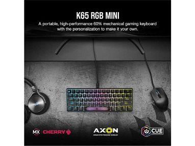 0km✅ Teclado Corsair K65 RGB Mini 📦 60% ☎️56092006 - Img 65117392