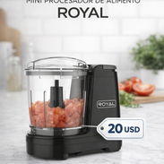 MINI PROCESADOR DE ALIMENTO ROYAL. Factura + Garantía - Img 55316741