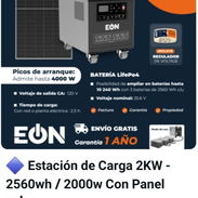 Estación De Carga 2KW Con Panel Solar - Img 56151409