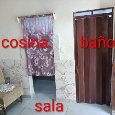 CASA INTERIOR UBICADA EN SANTA FE PLAYA   DE  ☝️ CUARTO GRANDE CON SU CLOSET , BAÑO 🚽 AZULEJEADO, COCINA AZULEJEADA - 2/6