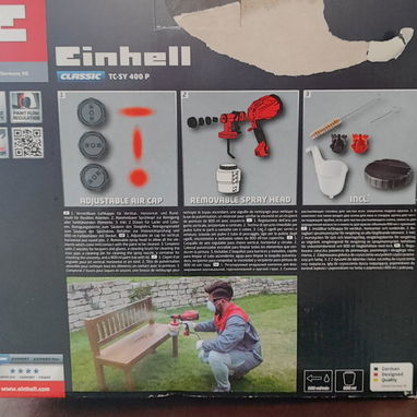 Pistola de pintura - NUEVA - Eléctrica 220 V Marca Einhell (alemana) - Img 121261551