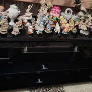 Multimueble de Cristal Negro Macizo, traído desde Vietnam y con todos estos adornos. - Img 55615098