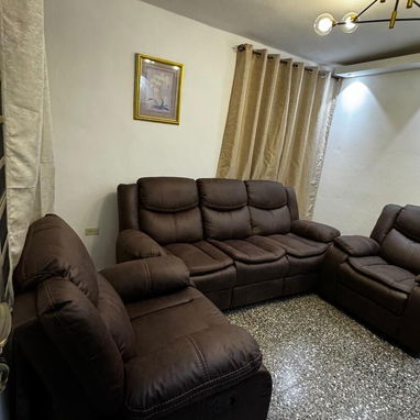 Juego de sala totalmente reclinable importado en su caja nuevo a extrenar mensajería incluida comunícate con Pedro - Img 110815989