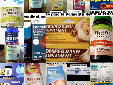 Medicamentos, medicina, termómetro, vitamina, probióticos, hidrocortisona, tolnaftato, acetaminophen - Img main-image